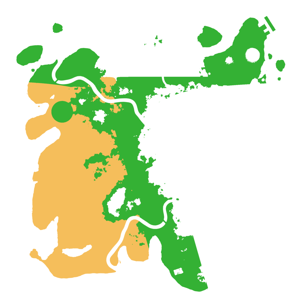Biome Rust Map: Procedural Map, Size: 3750, Seed: 535969321