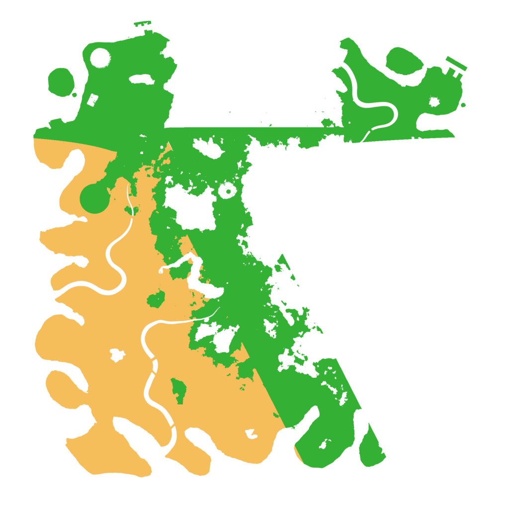 Biome Rust Map: Procedural Map, Size: 4500, Seed: 169432684