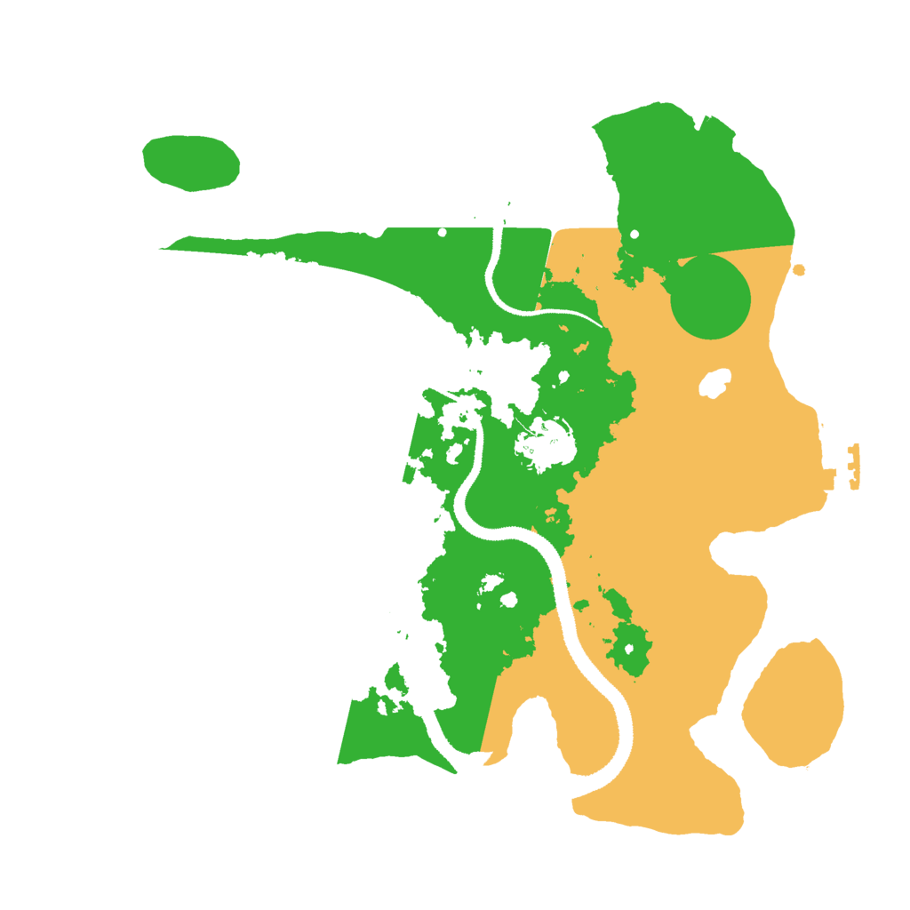 Biome Rust Map: Procedural Map, Size: 3000, Seed: 64441112