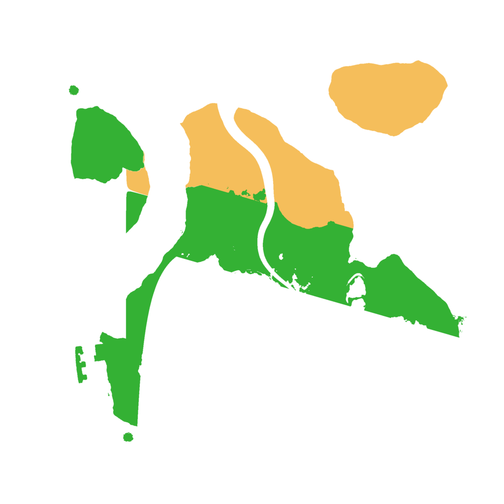 Biome Rust Map: Procedural Map, Size: 2100, Seed: 2313