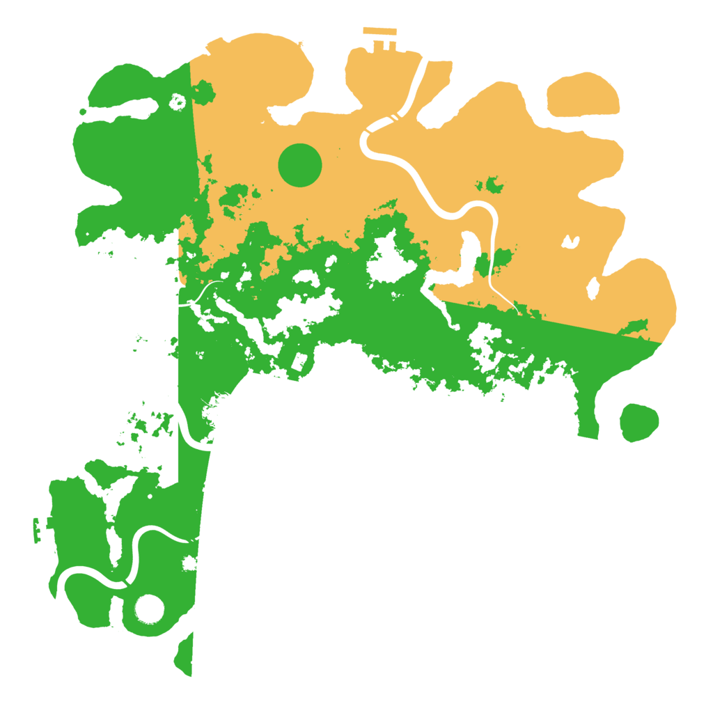 Biome Rust Map: Procedural Map, Size: 4300, Seed: 79127912