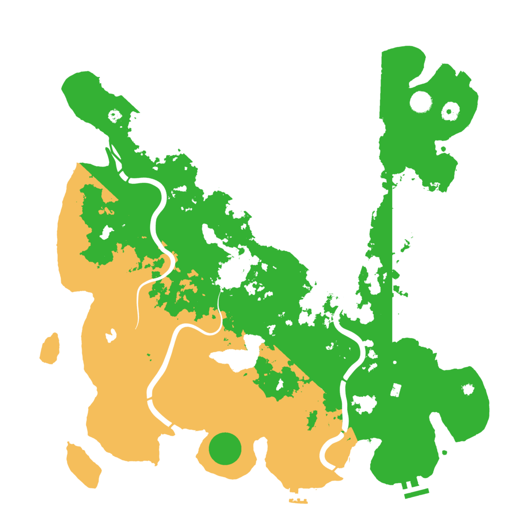 Biome Rust Map: Procedural Map, Size: 4250, Seed: 1289778345