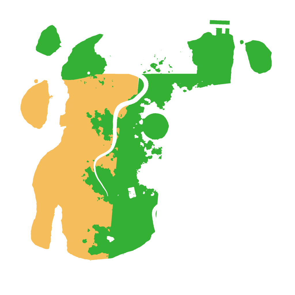 Biome Rust Map: Procedural Map, Size: 3000, Seed: 1277759839