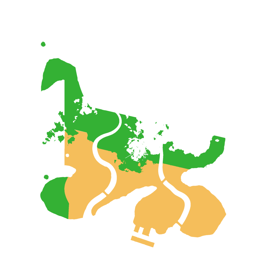 Biome Rust Map: Procedural Map, Size: 2200, Seed: 2015524326