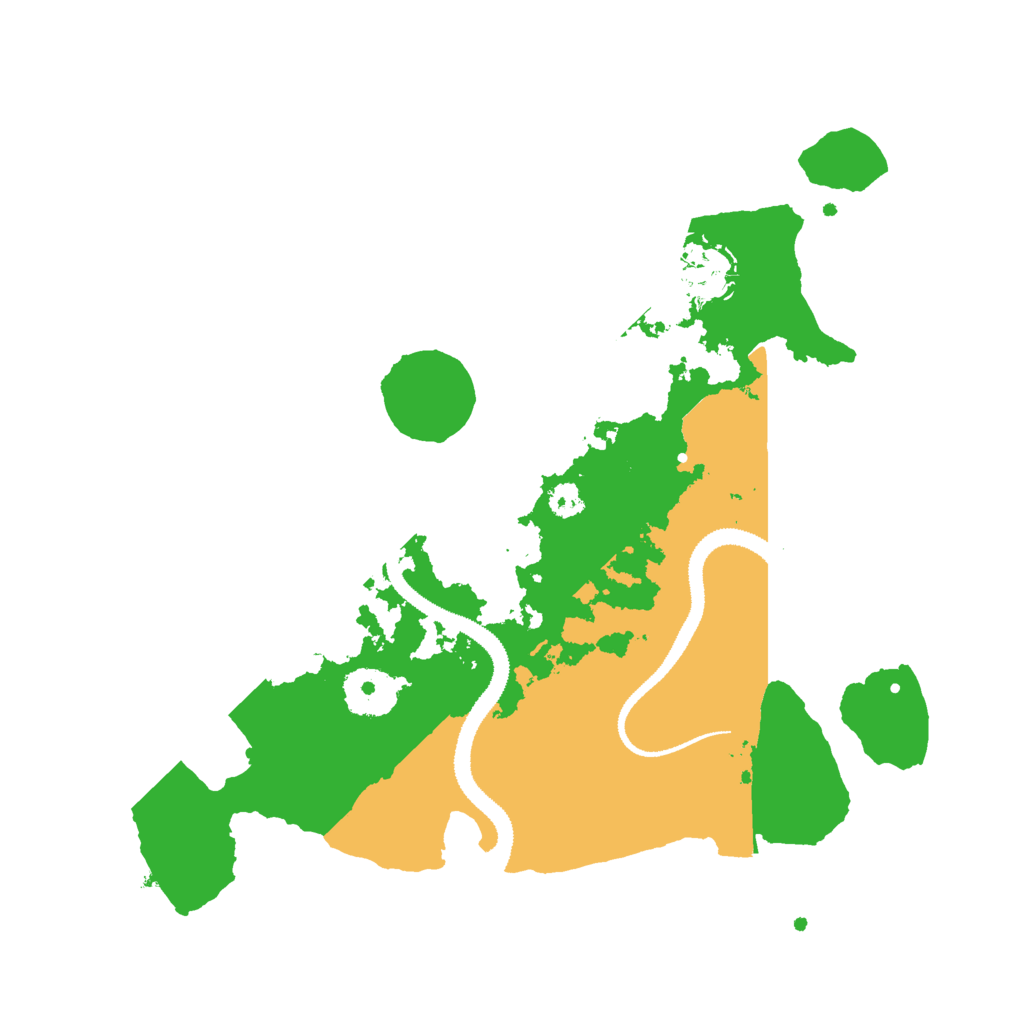Biome Rust Map: Procedural Map, Size: 3000, Seed: 1633890156