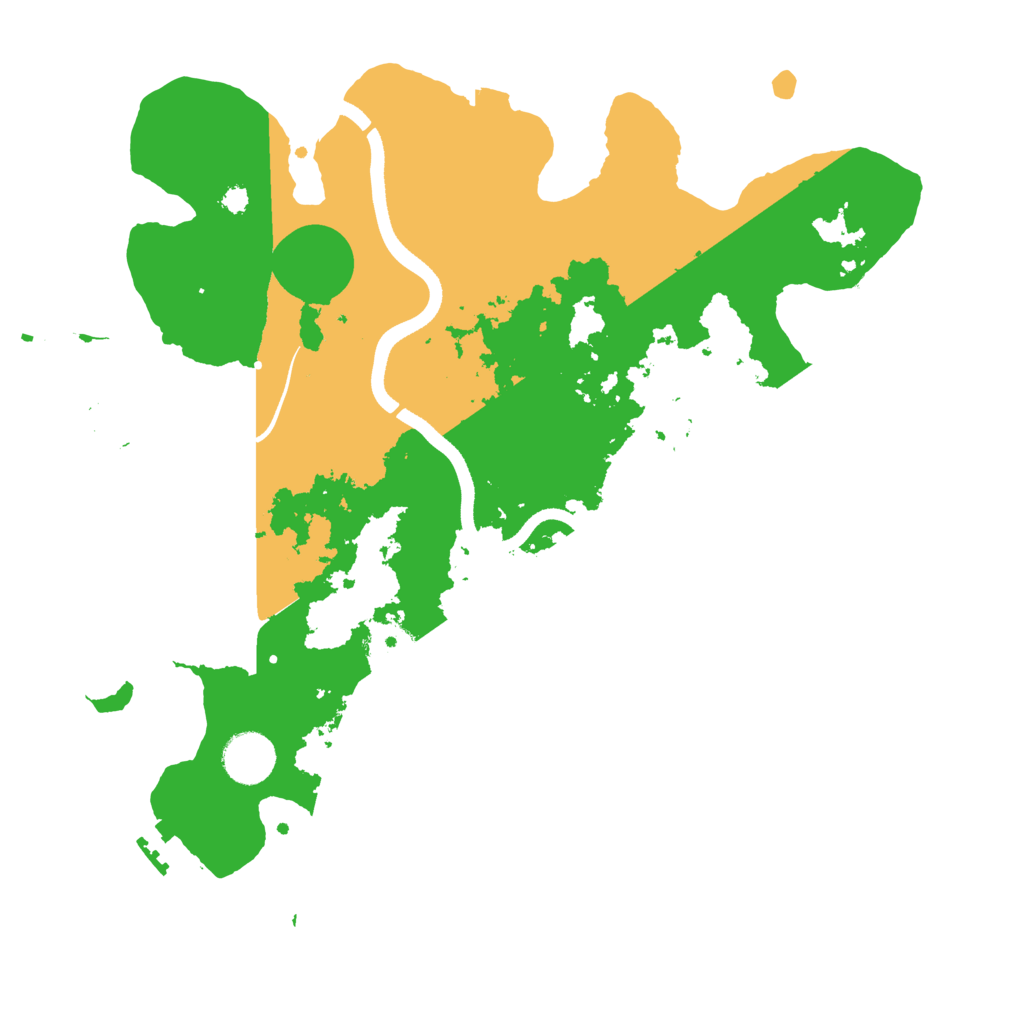 Biome Rust Map: Procedural Map, Size: 3500, Seed: 1965042117