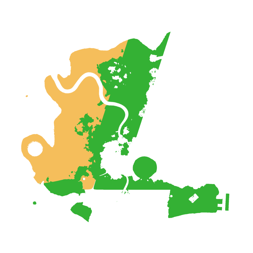 Biome Rust Map: Procedural Map, Size: 3000, Seed: 334119851
