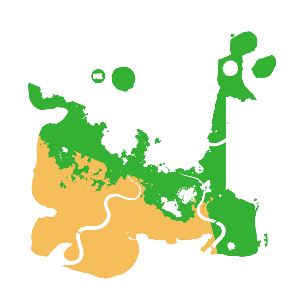Biome Rust Map: Procedural Map, Size: 3500, Seed: 962437784