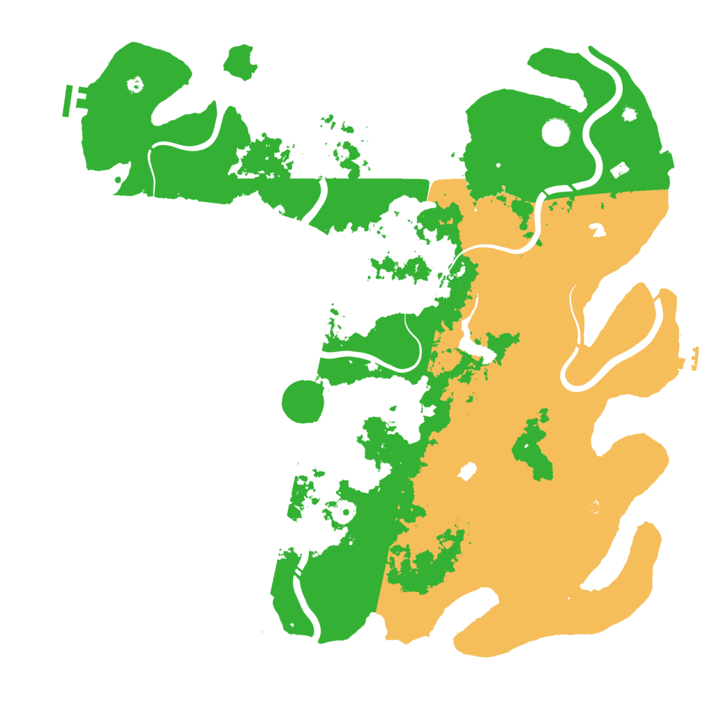 Biome Rust Map: Procedural Map, Size: 4500, Seed: 898389785