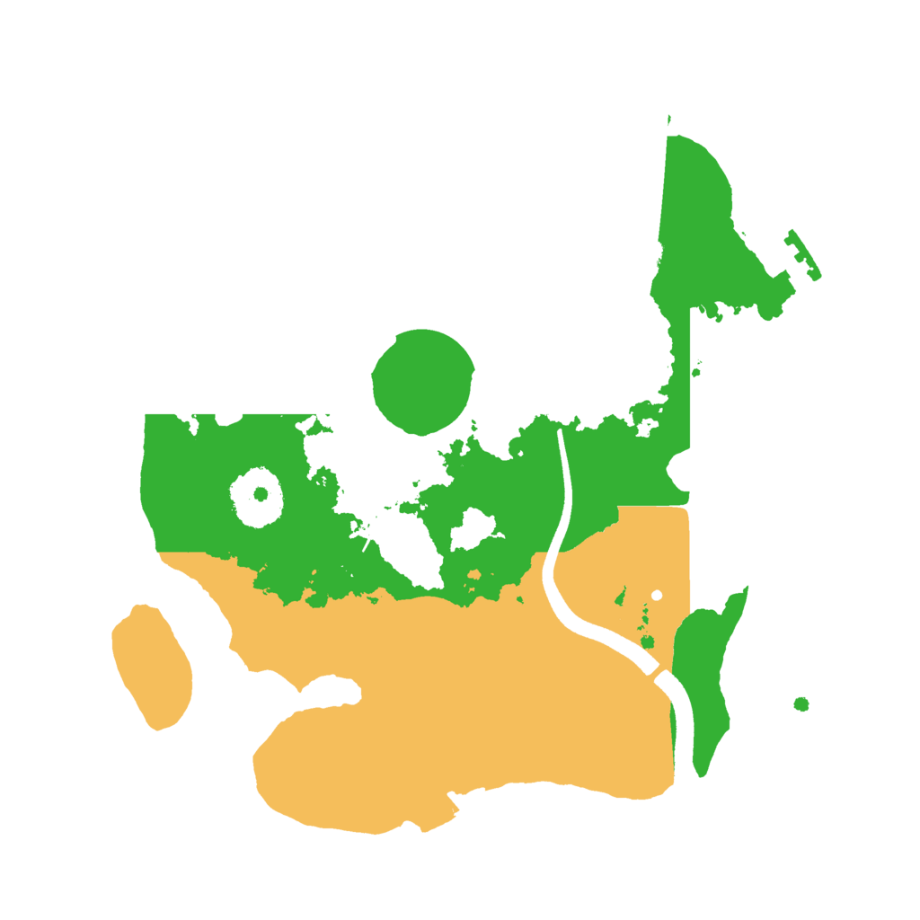 Biome Rust Map: Procedural Map, Size: 2500, Seed: 765123031