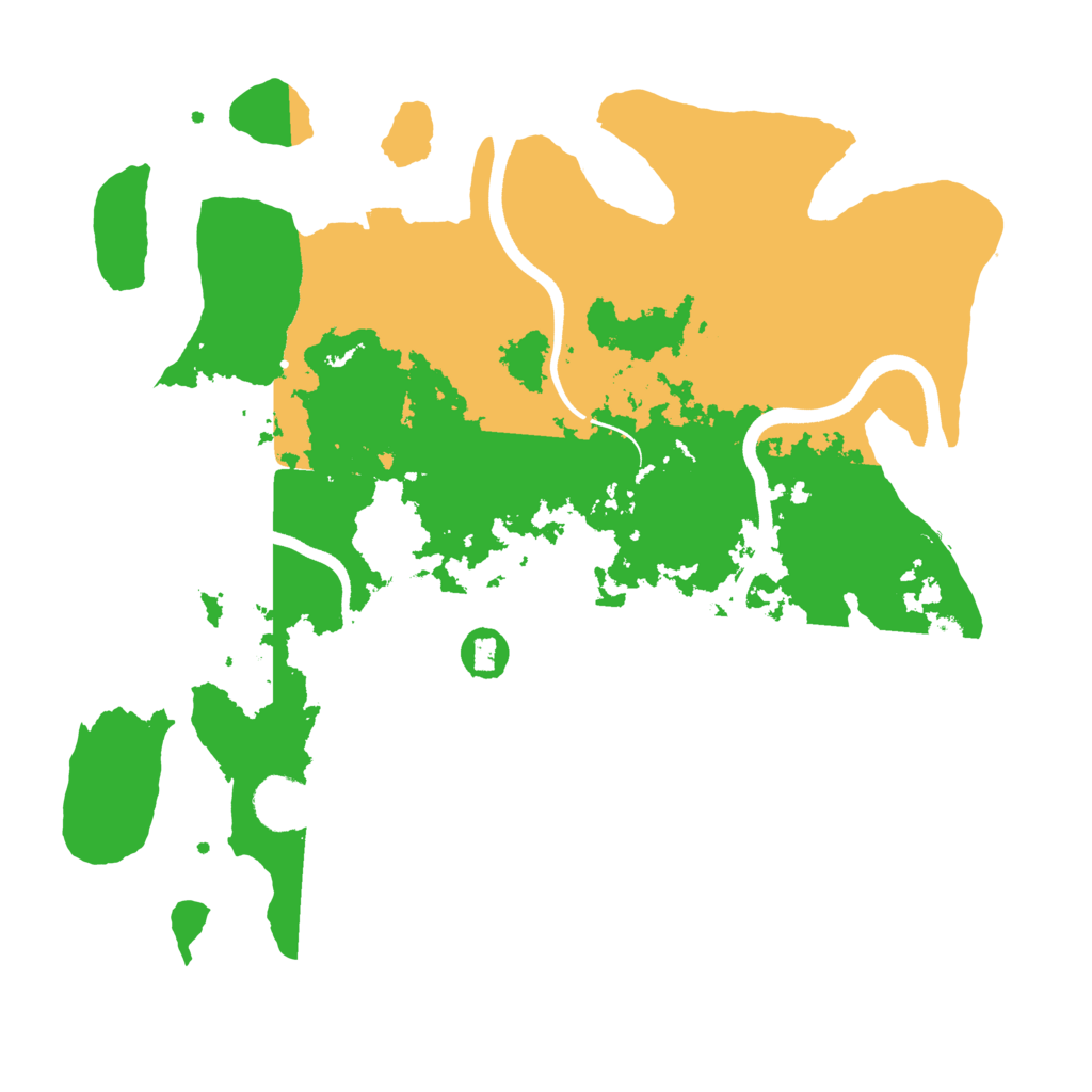 Biome Rust Map: Procedural Map, Size: 3600, Seed: 528