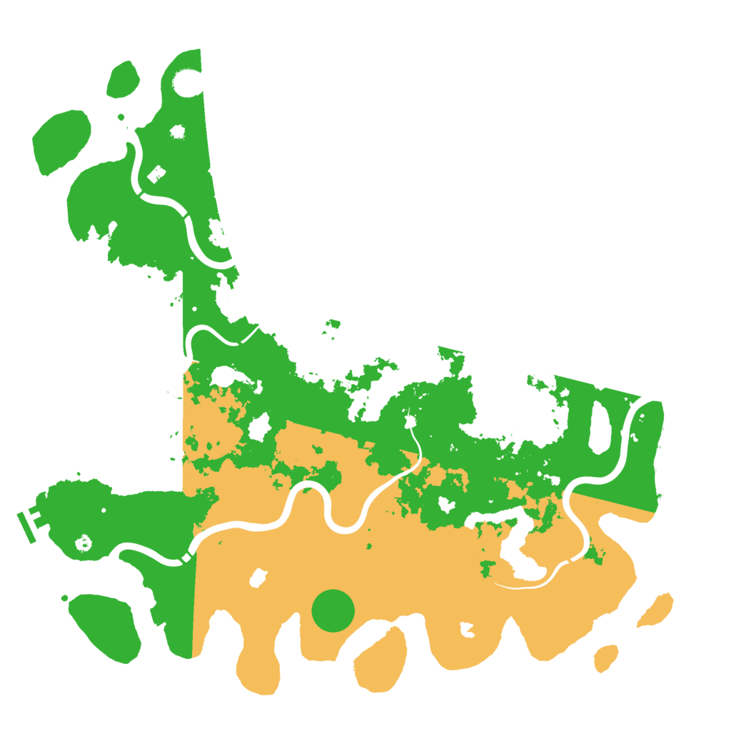 Biome Rust Map: Procedural Map, Size: 4500, Seed: 687467122