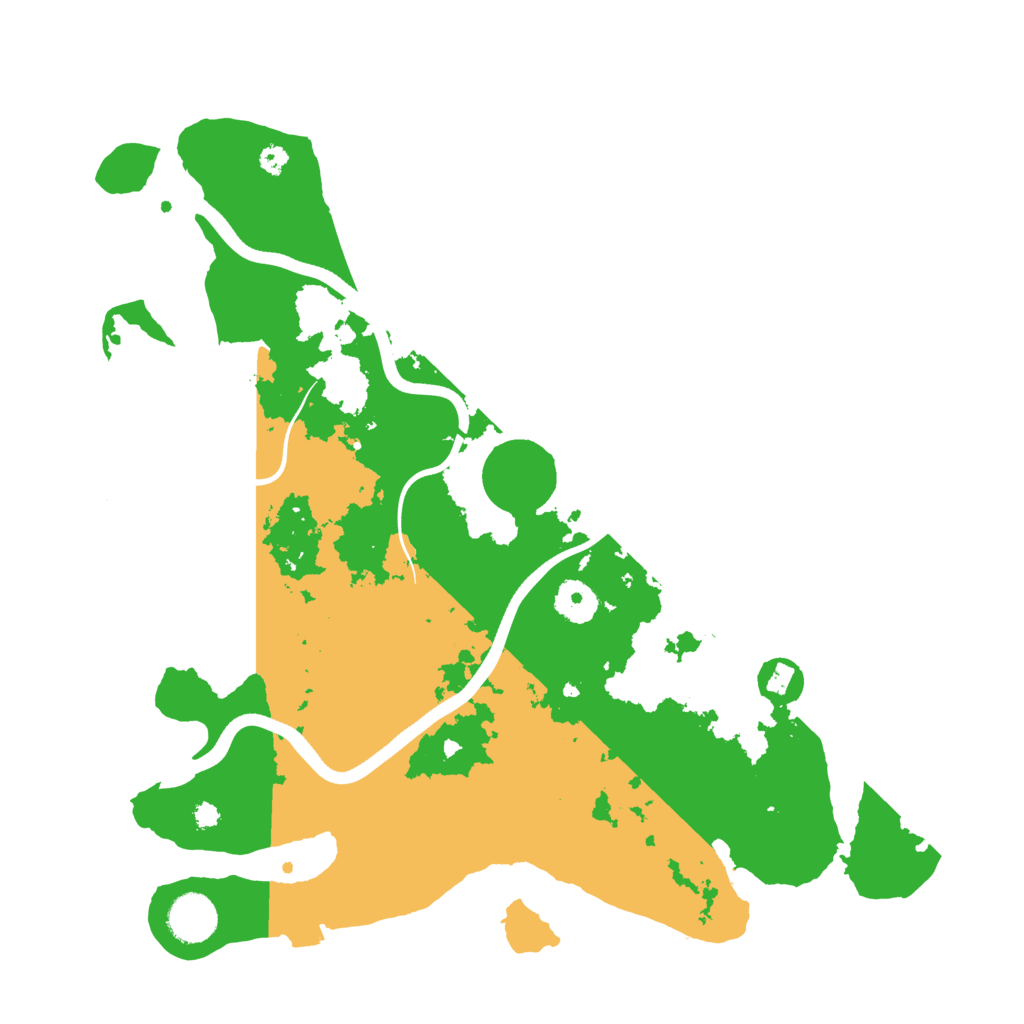 Biome Rust Map: Procedural Map, Size: 3650, Seed: 23546