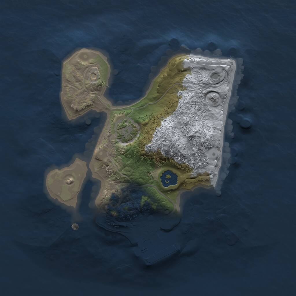 Rust Map: Procedural Map, Size: 1750, Seed: 22112004, 3 Monuments
