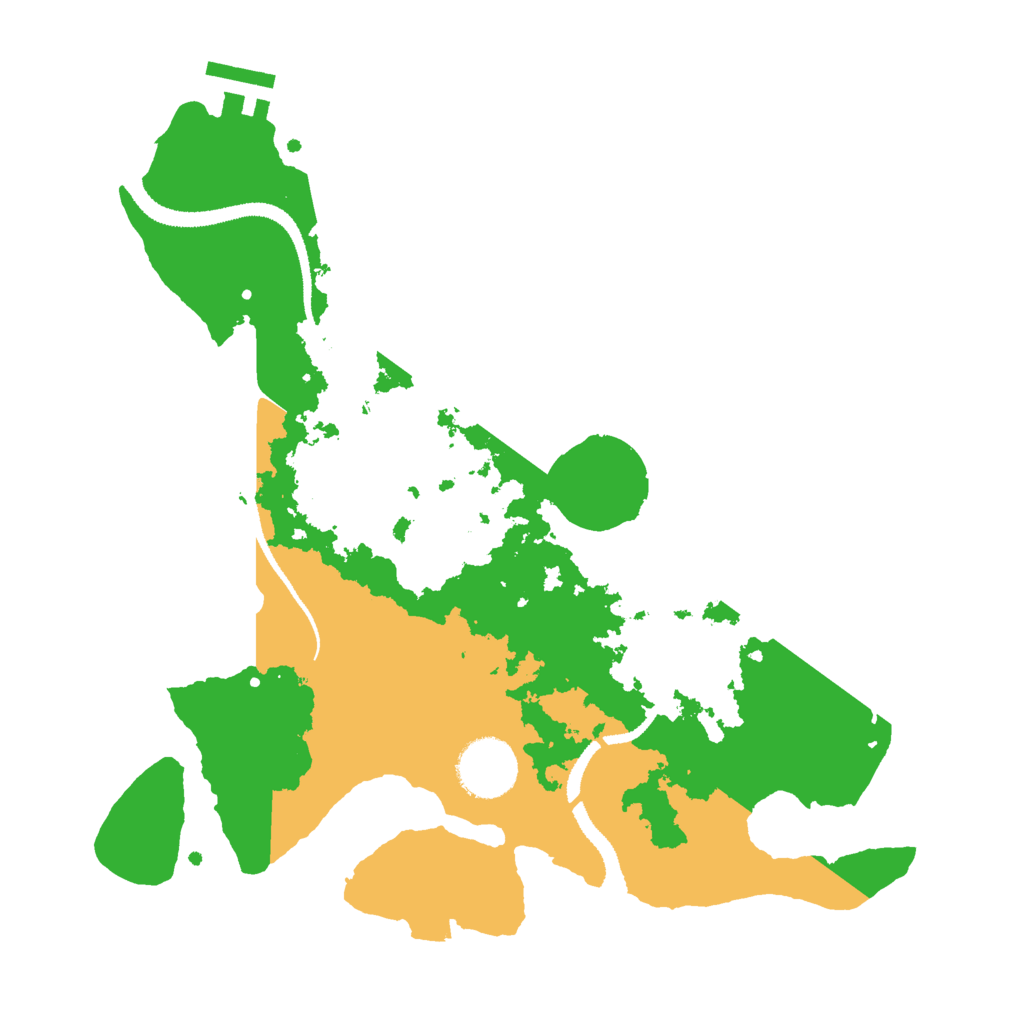 Biome Rust Map: Procedural Map, Size: 3000, Seed: 840707779