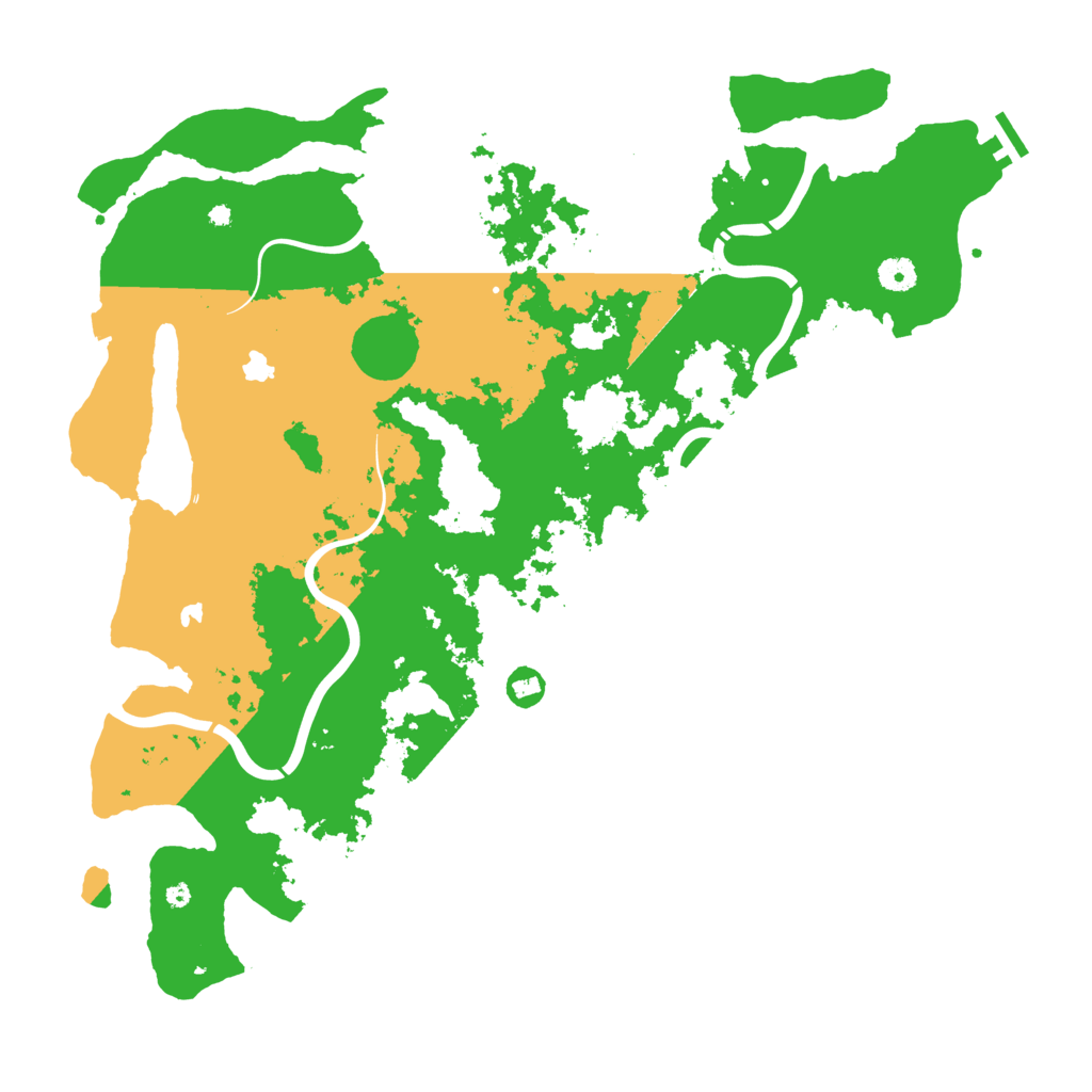 Biome Rust Map: Procedural Map, Size: 4500, Seed: 1435719254