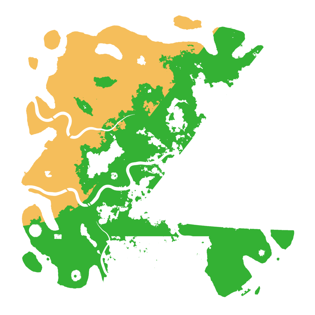 Biome Rust Map: Procedural Map, Size: 4500, Seed: 226486682