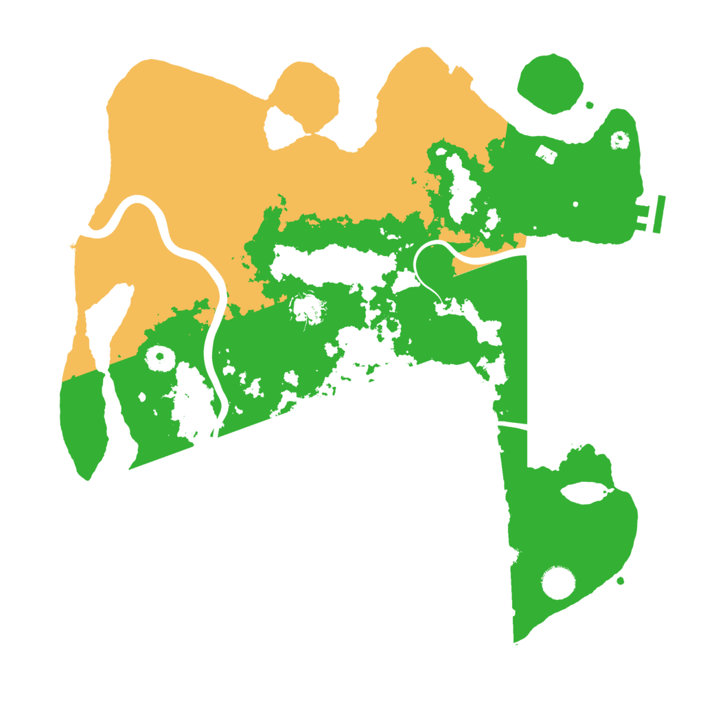Biome Rust Map: Procedural Map, Size: 3750, Seed: 1999305559