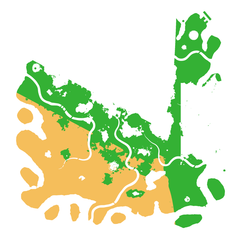 Biome Rust Map: Procedural Map, Size: 4500, Seed: 1324096423