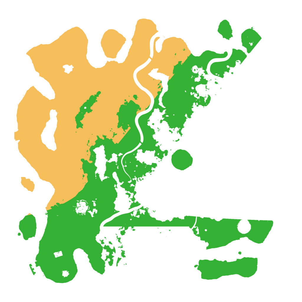 Biome Rust Map: Procedural Map, Size: 4000, Seed: 739233908