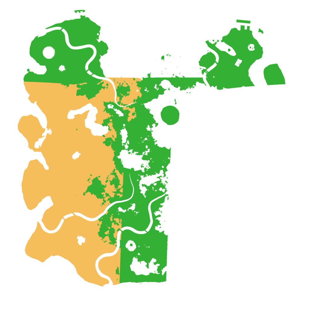 Biome Rust Map: Procedural Map, Size: 4500, Seed: 2345731