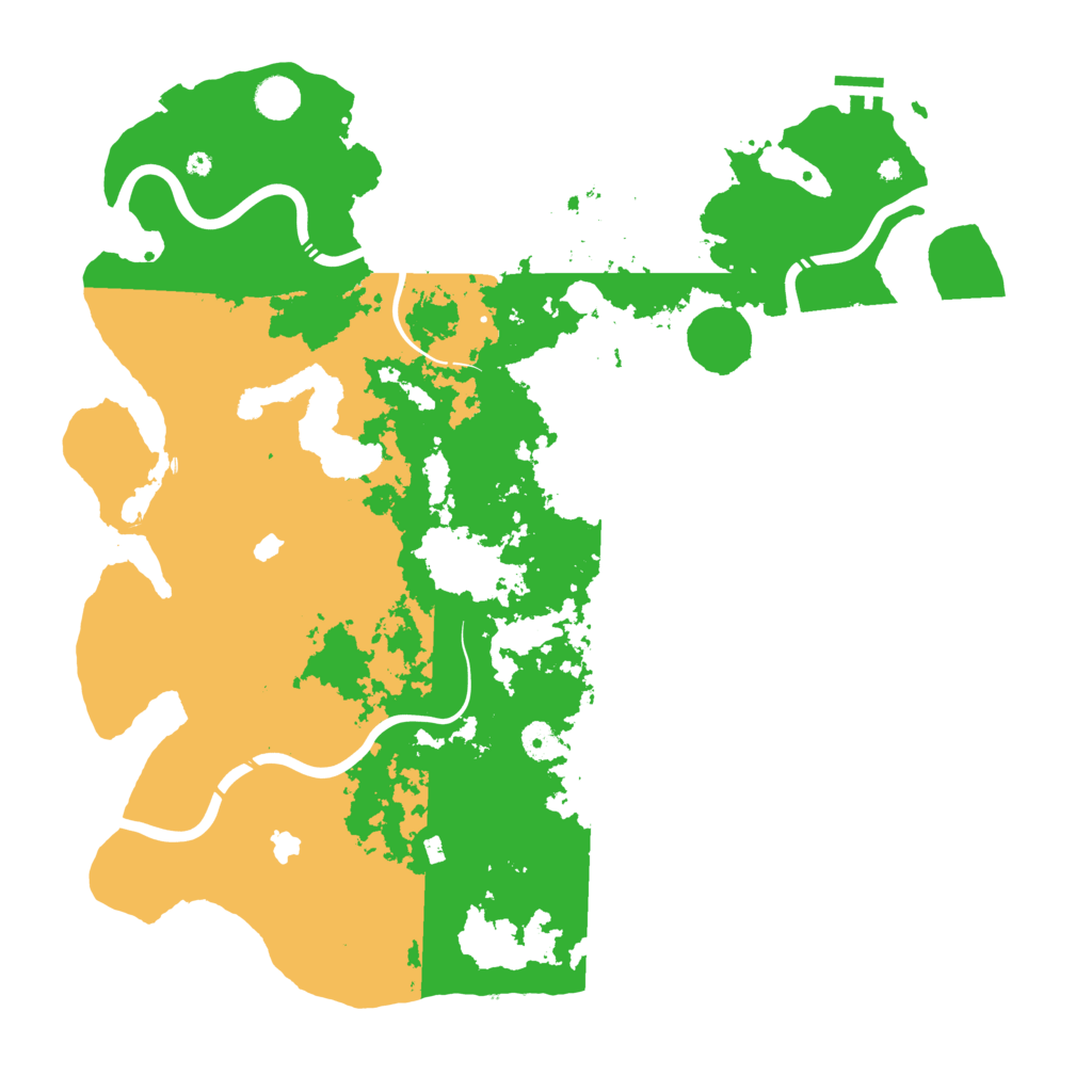 Biome Rust Map: Procedural Map, Size: 4500, Seed: 2345731