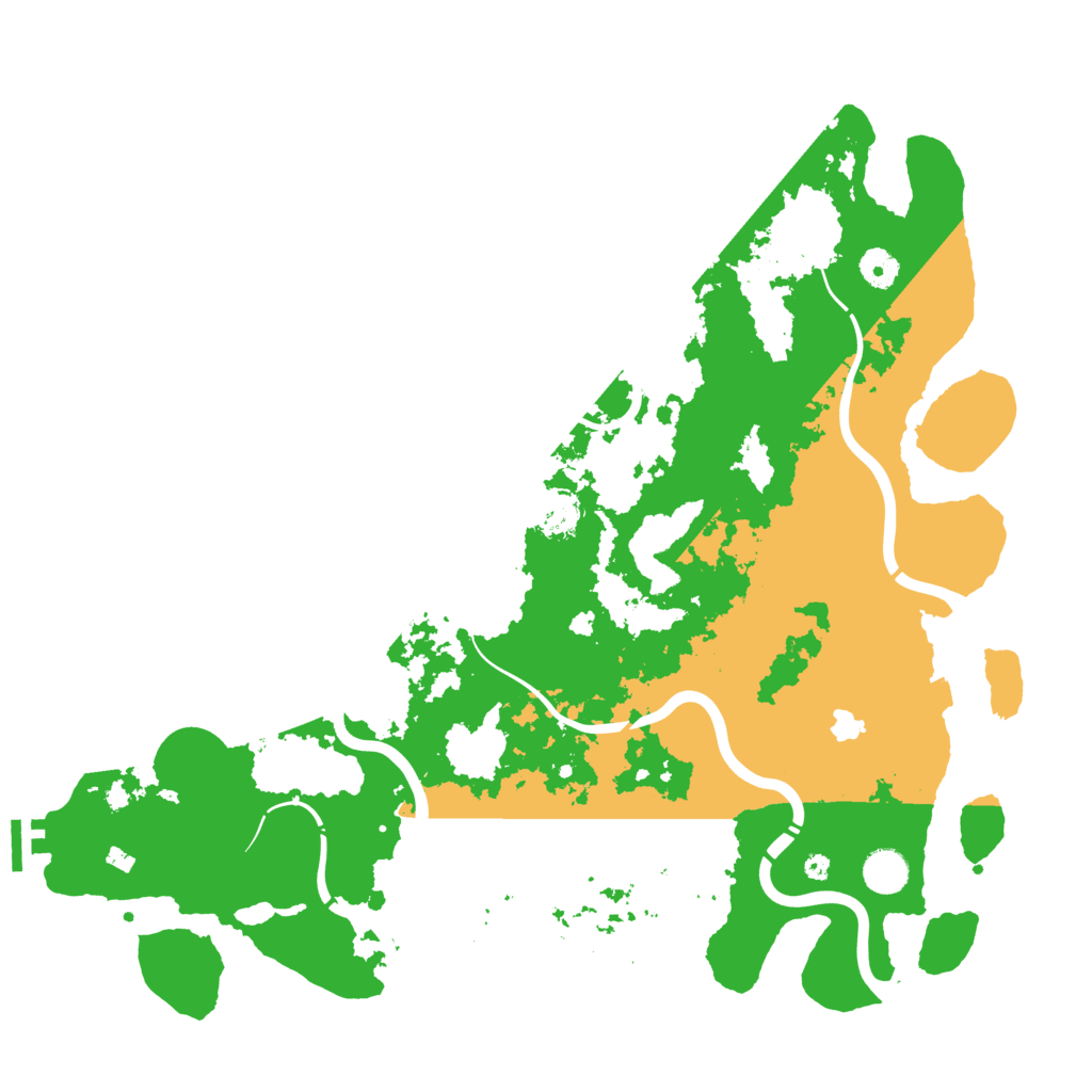 Biome Rust Map: Procedural Map, Size: 4250, Seed: 1203675166