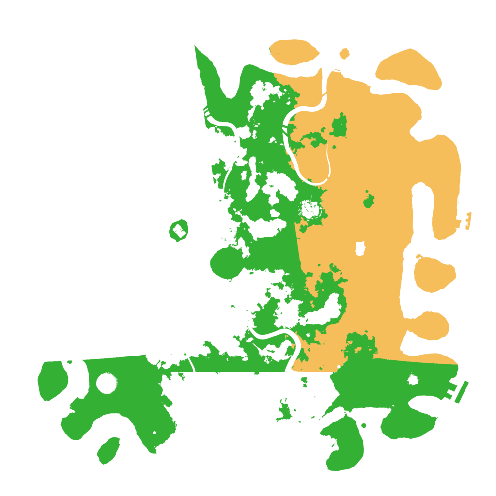 Biome Rust Map: Procedural Map, Size: 4250, Seed: 505719379