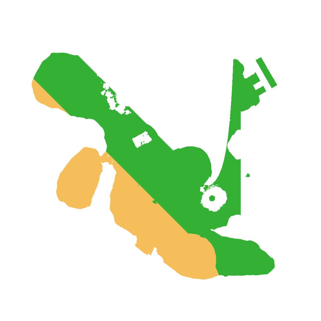 Biome Rust Map: Procedural Map, Size: 2000, Seed: 81295