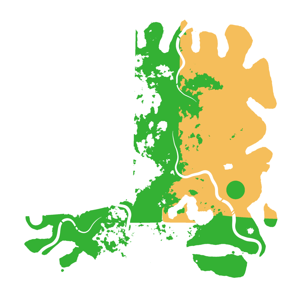 Biome Rust Map: Procedural Map, Size: 4250, Seed: 758398978