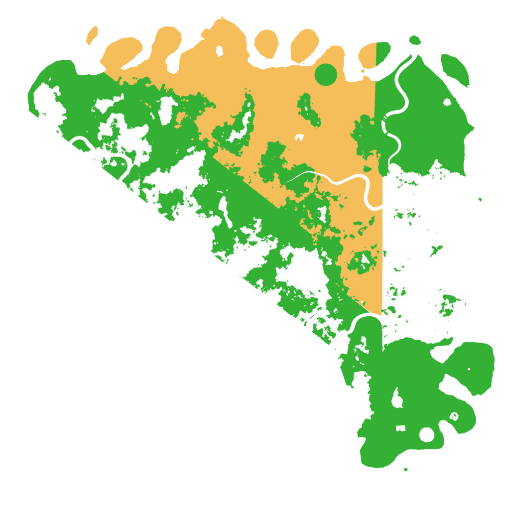 Biome Rust Map: Procedural Map, Size: 6000, Seed: 939136723