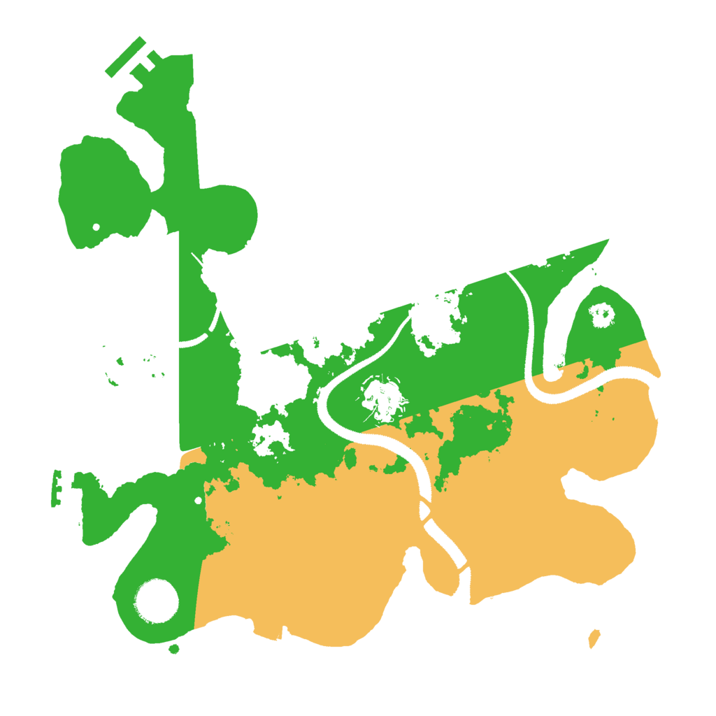 Biome Rust Map: Procedural Map, Size: 2900, Seed: 867840661