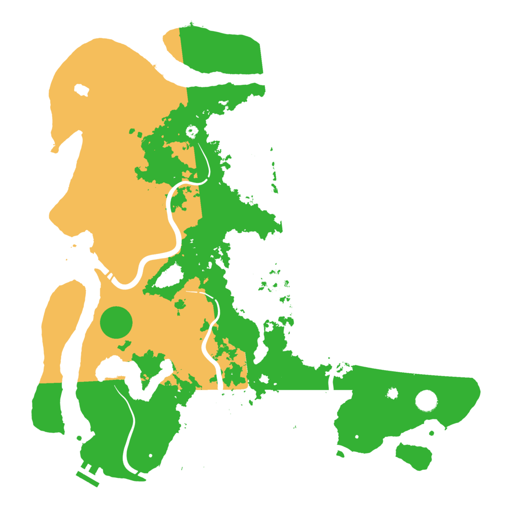 Biome Rust Map: Procedural Map, Size: 4250, Seed: 2121158162