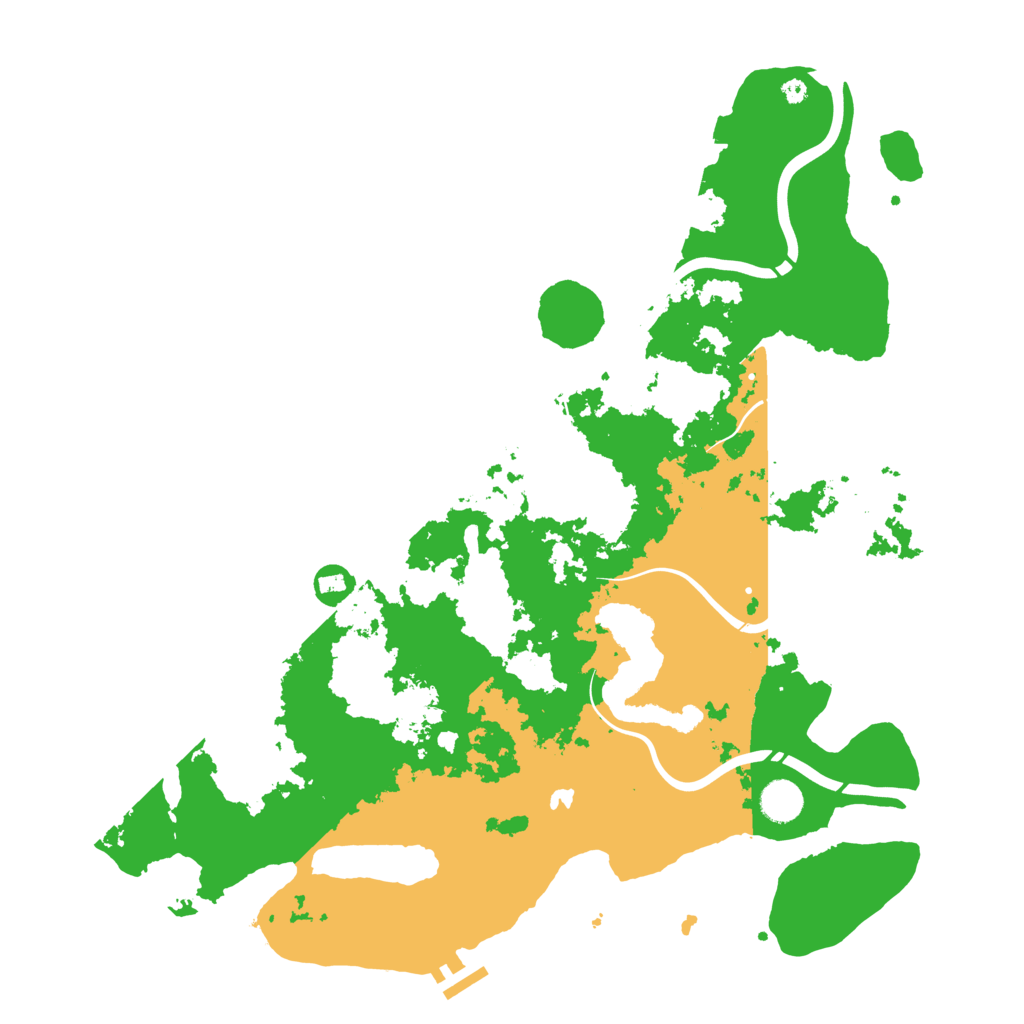 Biome Rust Map: Procedural Map, Size: 4250, Seed: 308034802