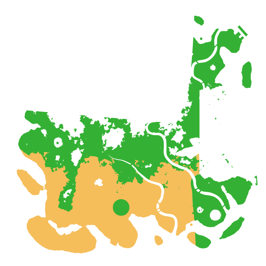 Biome Rust Map: Procedural Map, Size: 4250, Seed: 138676801