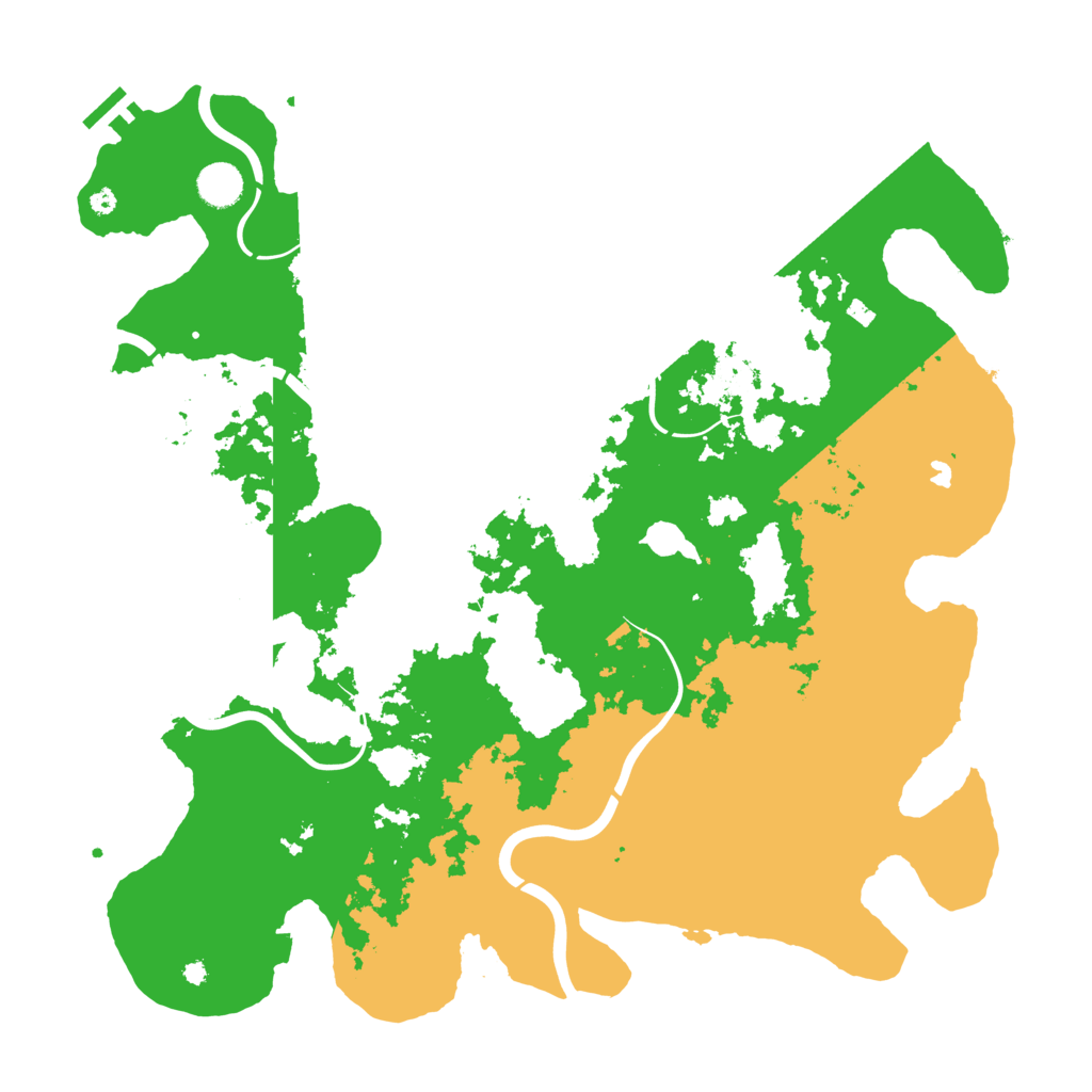 Biome Rust Map: Procedural Map, Size: 4250, Seed: 310929556