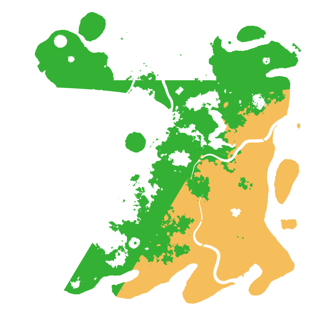 Biome Rust Map: Procedural Map, Size: 4400, Seed: 1021362882