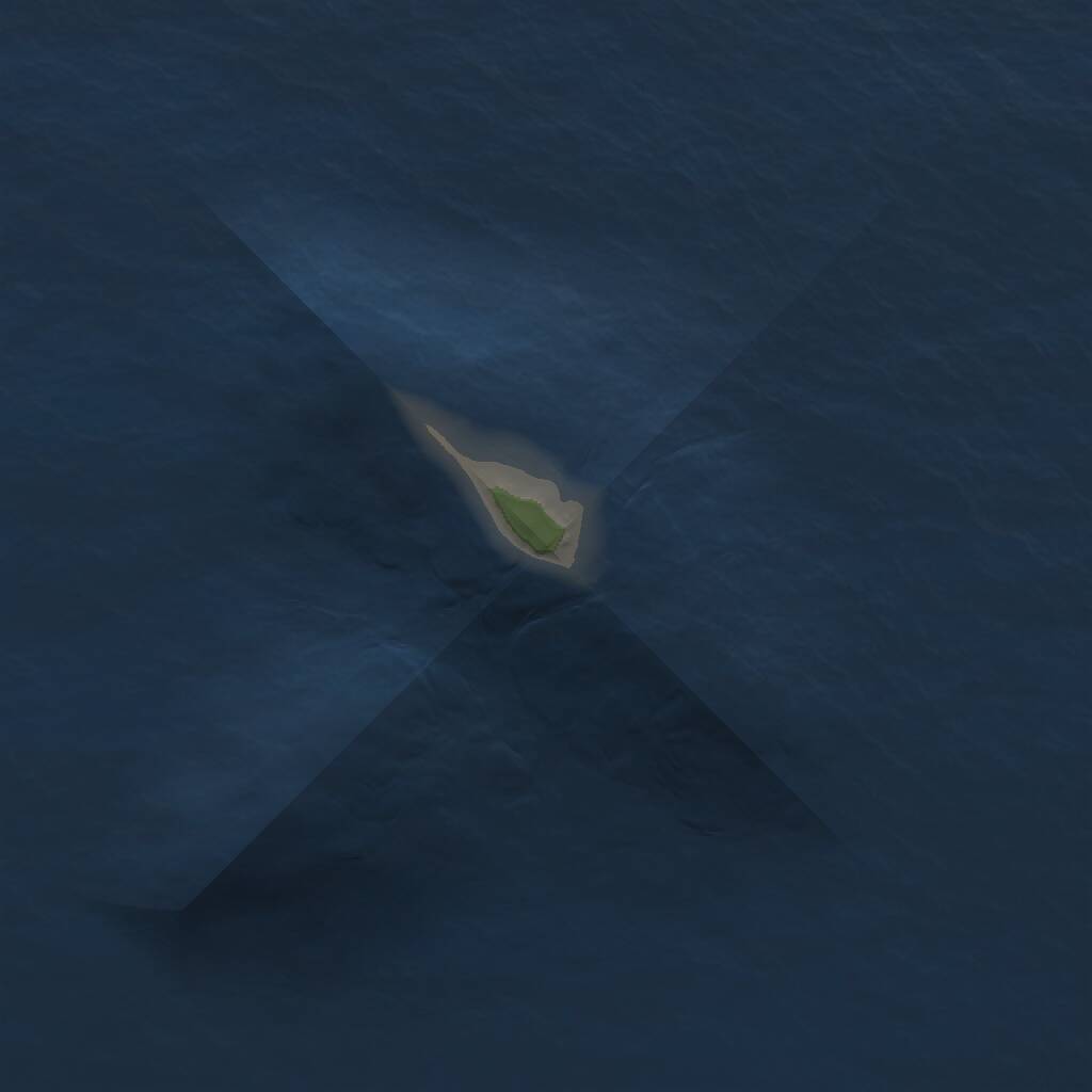 Rust Map: Procedural Map, Size: 1000, Seed: 360435900, 1 Monuments