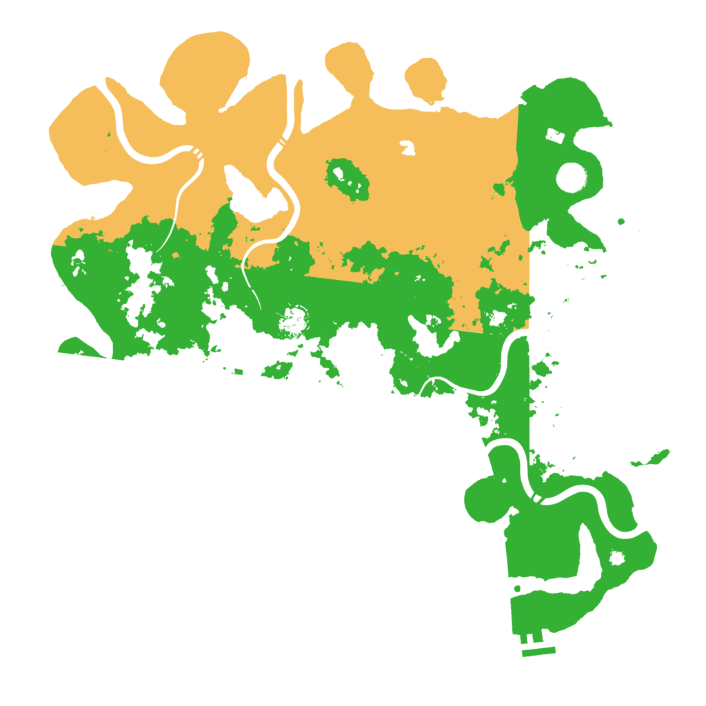 Biome Rust Map: Procedural Map, Size: 4250, Seed: 1421345351