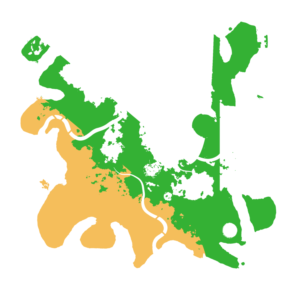 Biome Rust Map: Procedural Map, Size: 3500, Seed: 1834597443