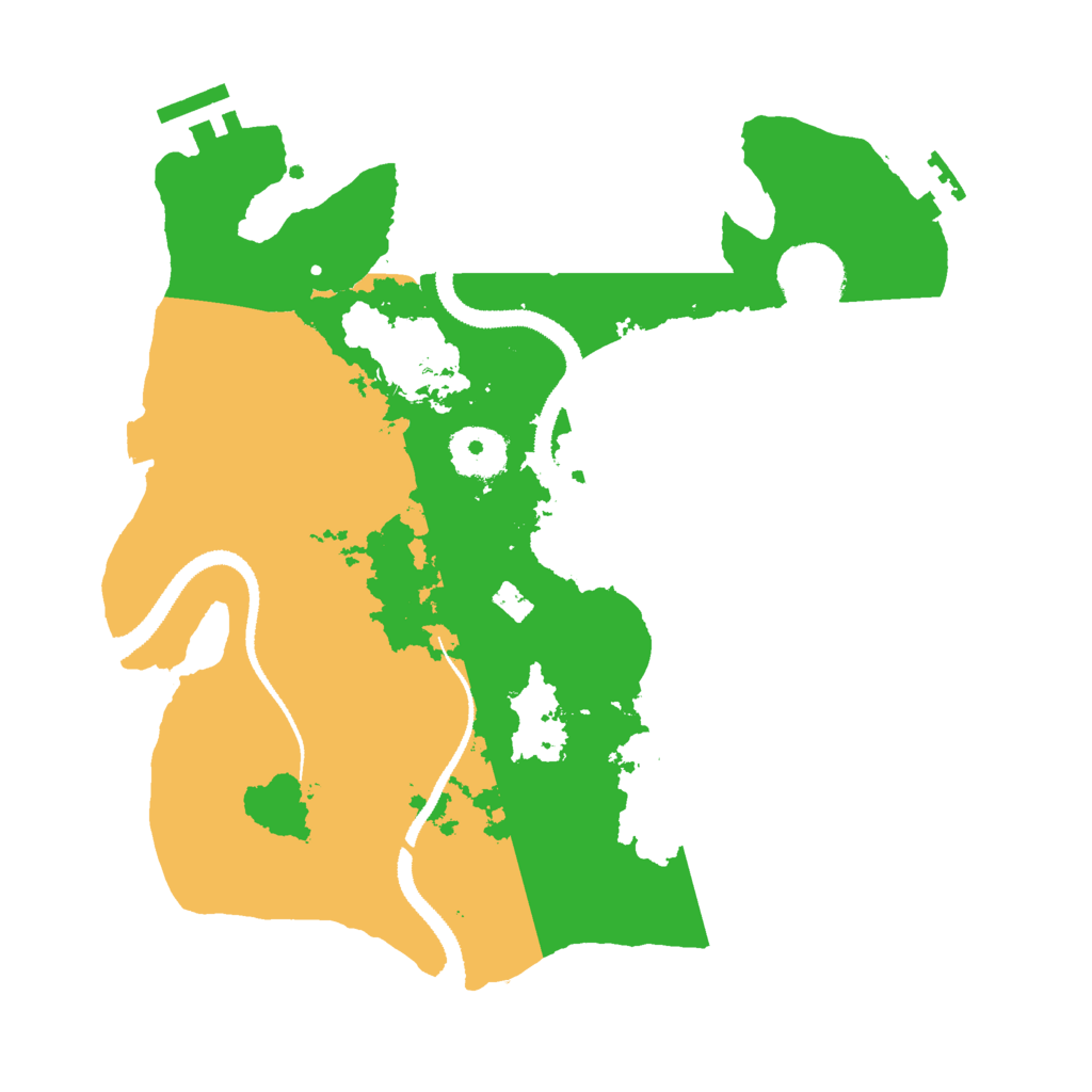 Biome Rust Map: Procedural Map, Size: 3000, Seed: 1840710808
