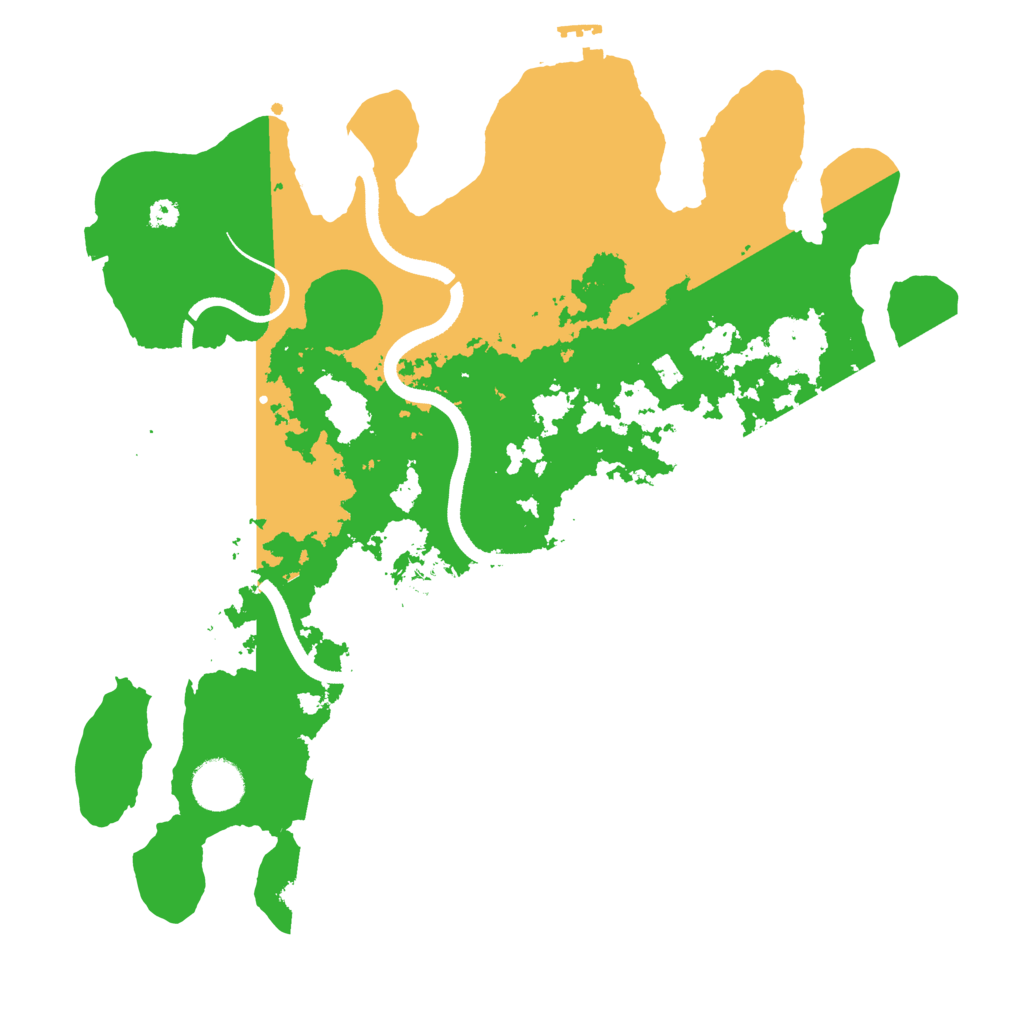 Biome Rust Map: Procedural Map, Size: 3500, Seed: 1839365521