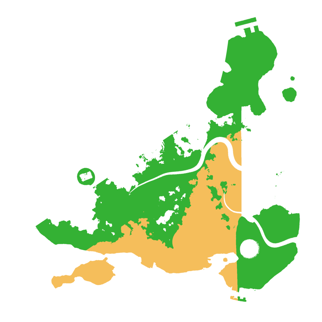 Biome Rust Map: Procedural Map, Size: 3000, Seed: 31804