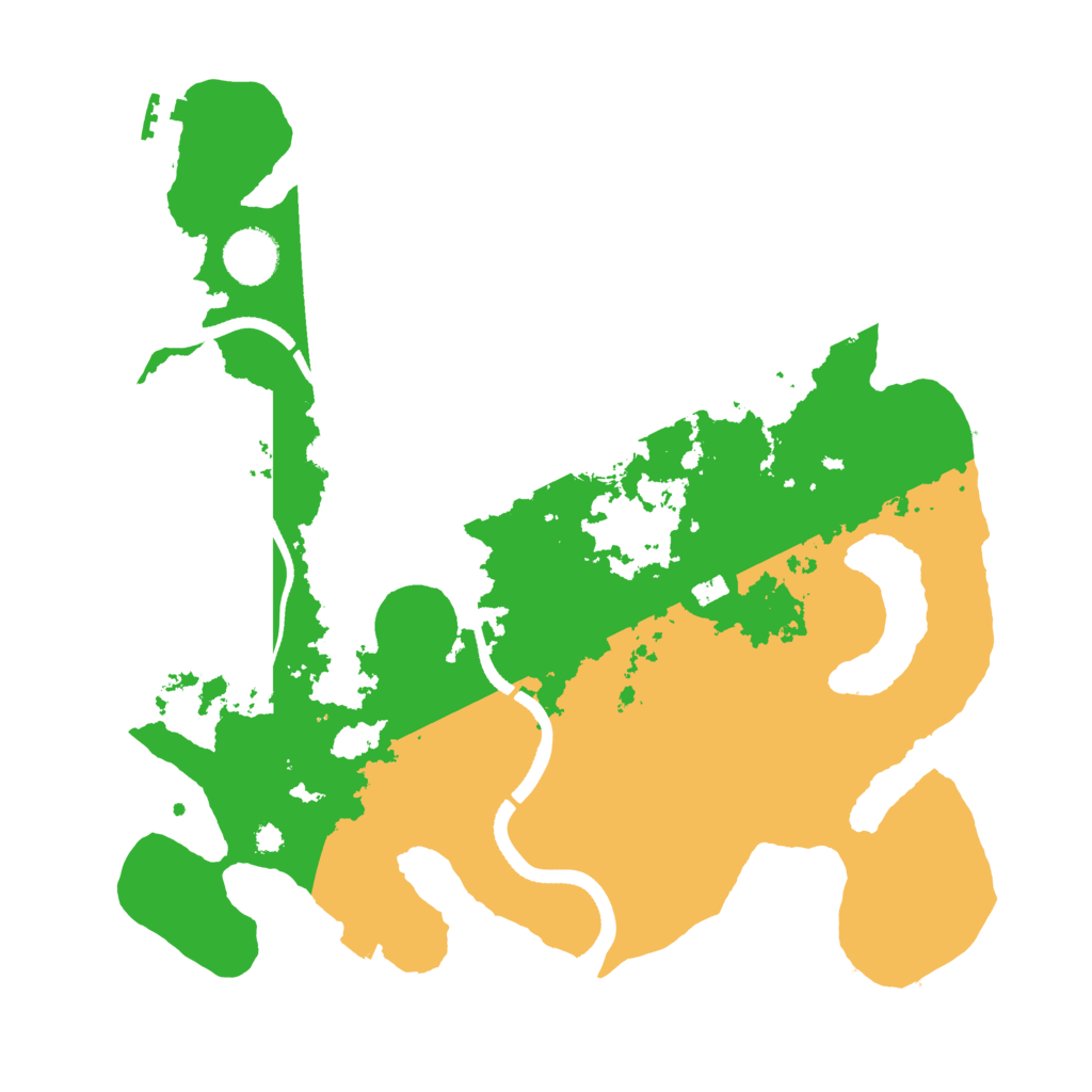 Biome Rust Map: Procedural Map, Size: 3500, Seed: 650913562
