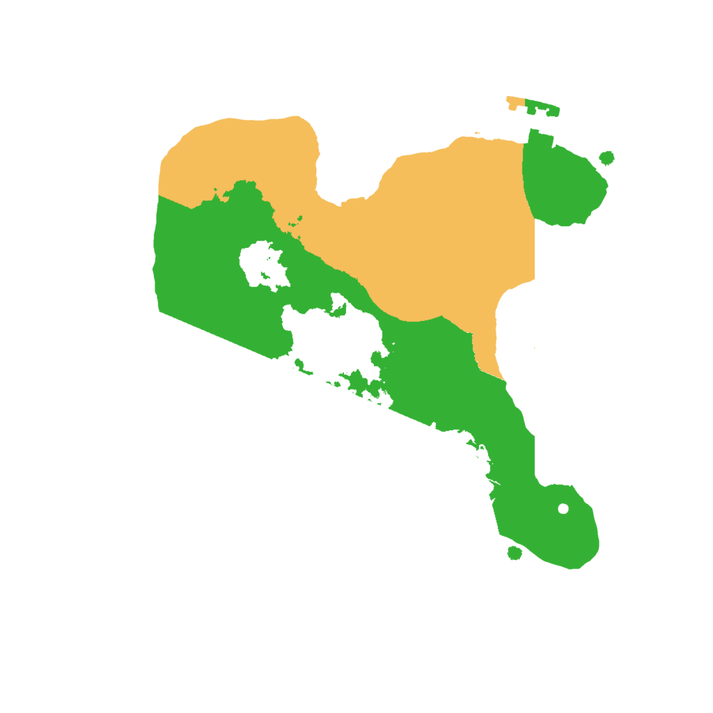 Biome Rust Map: Procedural Map, Size: 2000, Seed: 7041994