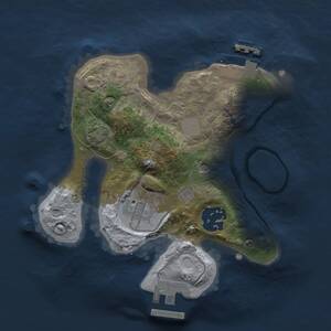 Thumbnail Rust Map: Procedural Map, Size: 2000, Seed: 7041994, 7 Monuments