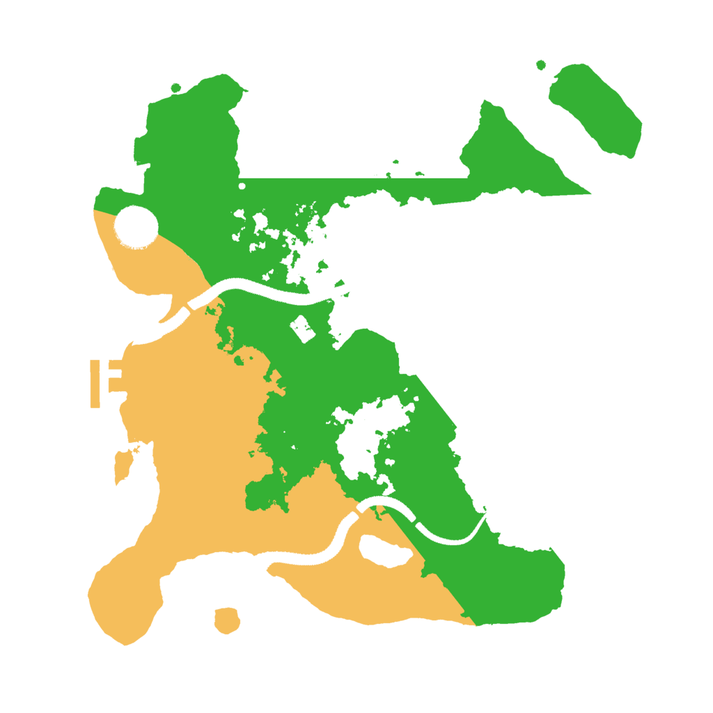 Biome Rust Map: Procedural Map, Size: 3000, Seed: 141829341