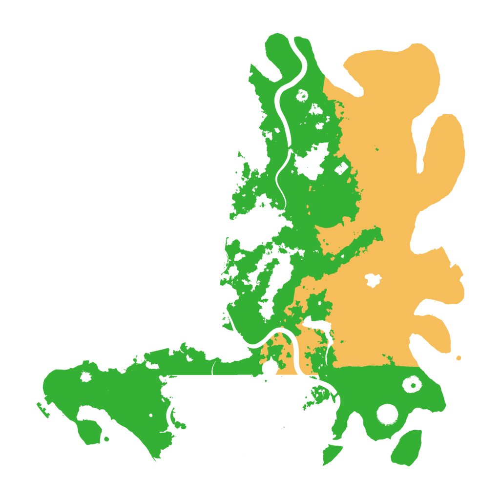 Biome Rust Map: Procedural Map, Size: 4200, Seed: 234535