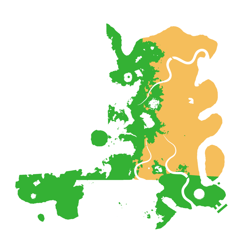 Biome Rust Map: Procedural Map, Size: 4000, Seed: 1029191351