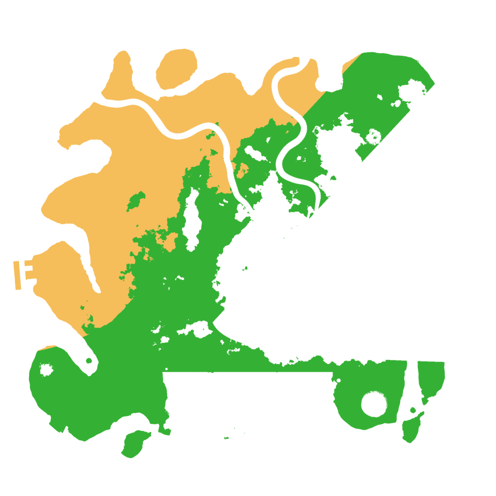 Biome Rust Map: Procedural Map, Size: 3500, Seed: 1710597514